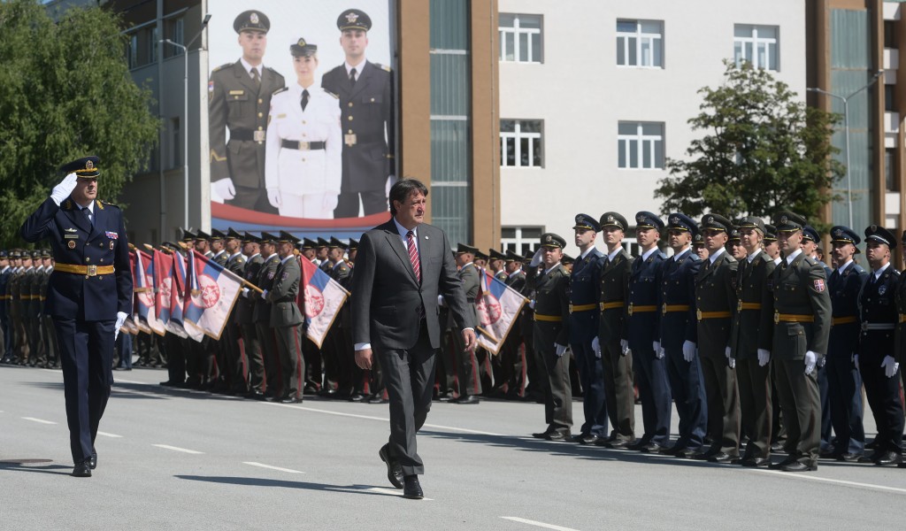 Генерална проба промоције најмлађих официра Војске Србије
