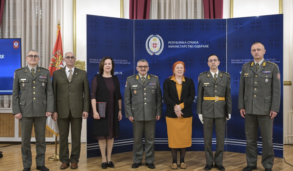 Додељене награде за најбољи научноистраживачки пројекат и докторску дисертацију у Министарству одбране и Војсци Србије за 2024. годину