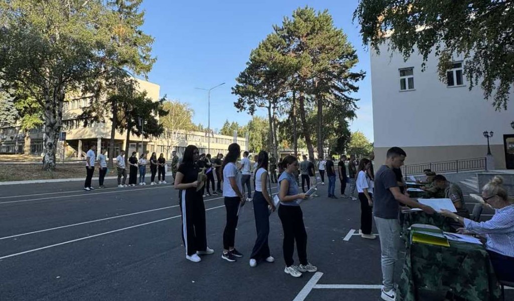 Пријем кадета 151. класе Војне академије и 18. класе Медицинског факултета ВМА на школовање