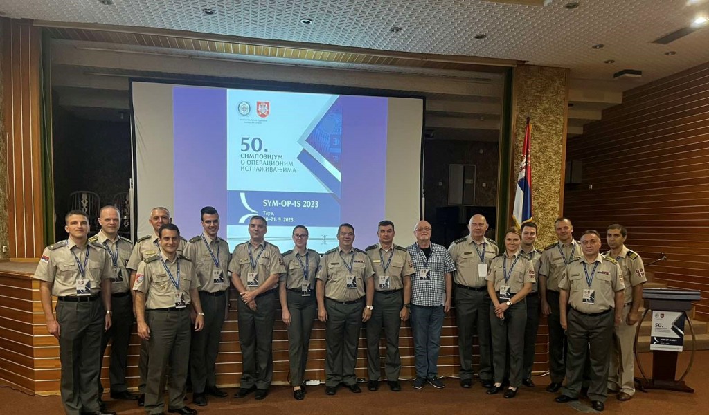 Учешће припадника Војне академије Универзитета одбране на јубиларном 50 Симпозијуму о операционим истраживањима SYM OP IS 2023 