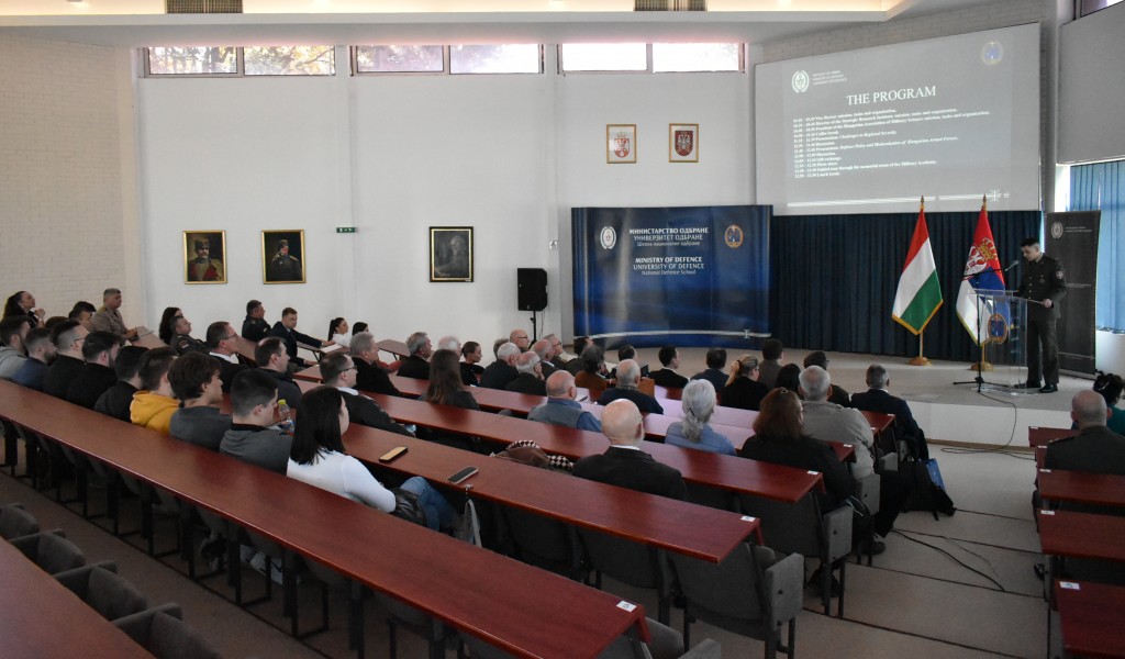 Realizovana poseta Mađarskog vojnonaučnog društva Univerzitetu odbrane