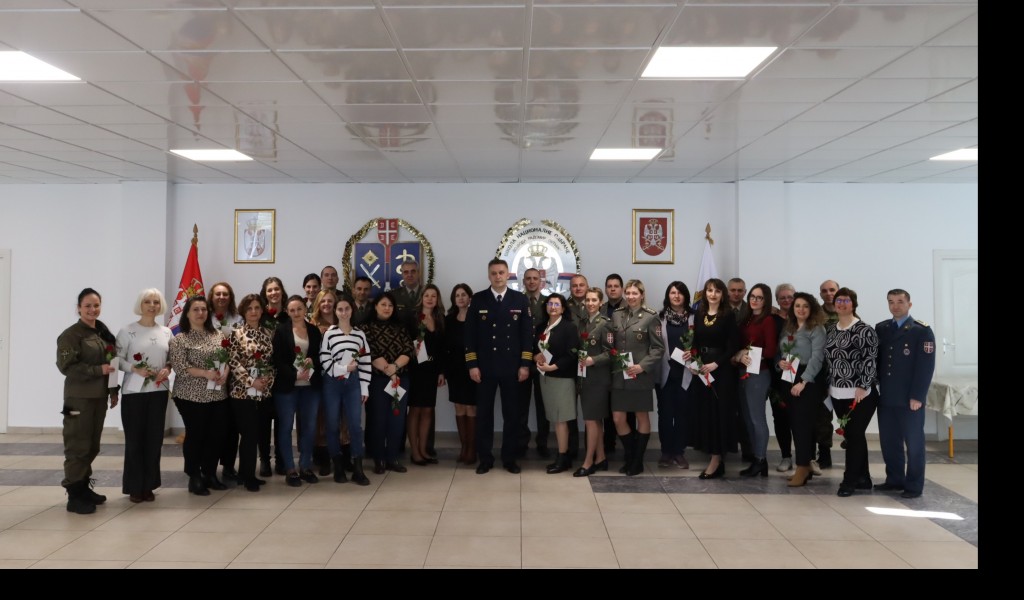 Међународни дан жена – 8. март обележен у Ректорату Универзитета одбране