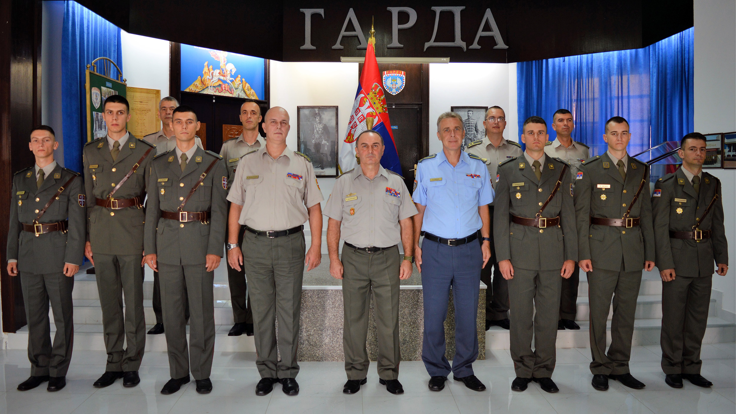 Admission of newly commissioned officers to Serbian Armed Forces units
