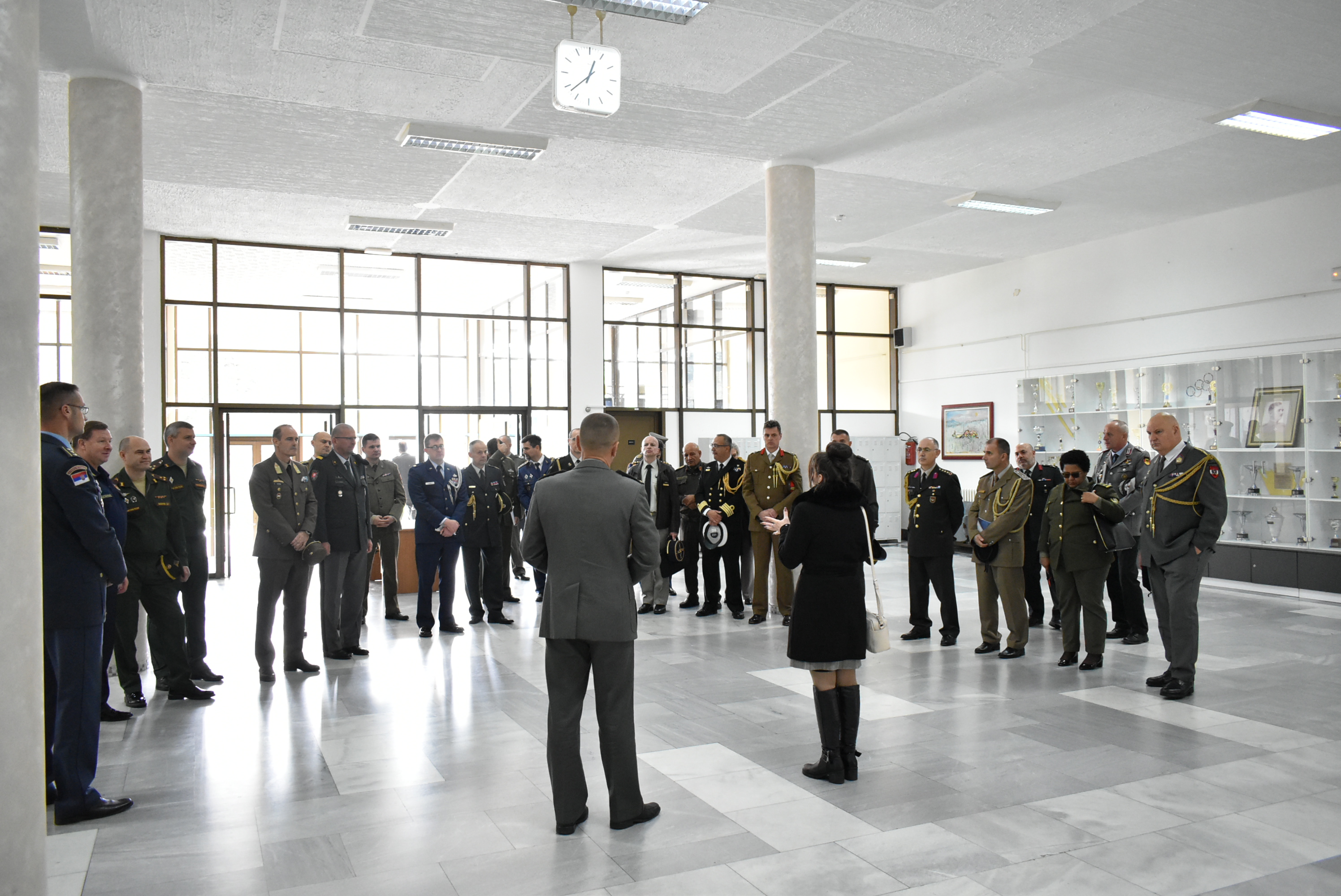 Poseta stranih vojnih predstavnika akreditovanih u Republici Srbiji Univerzitetu odbrane u Beogradu