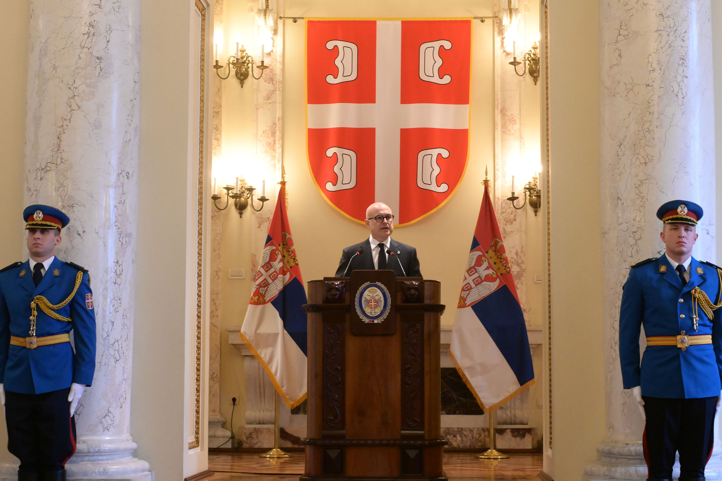 Minister Vučević presents decrees on promotions and appointments