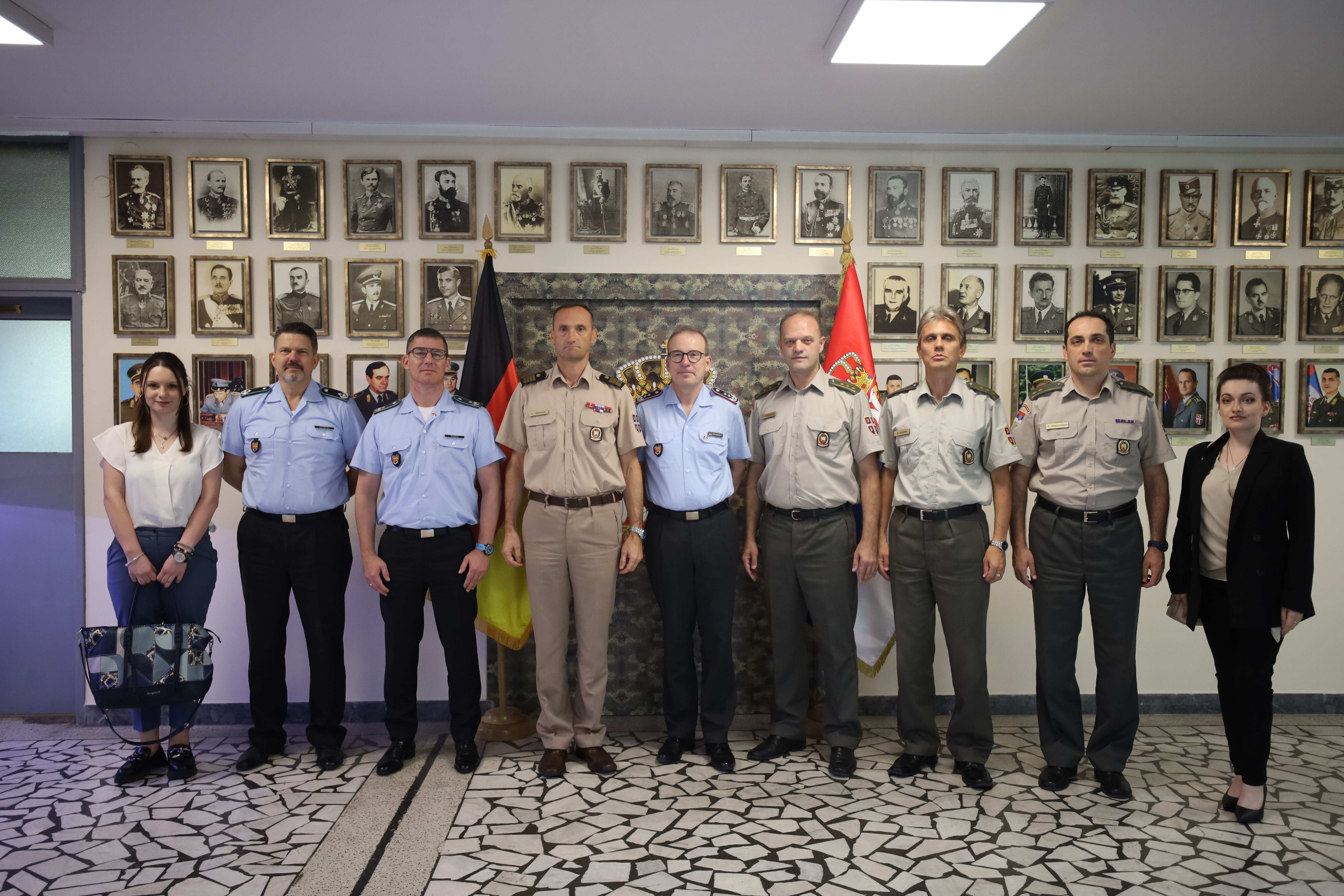 Delegacija oružanih snaga SR Nemačke u poseti Vojnoj akademiji Univerziteta odbrane